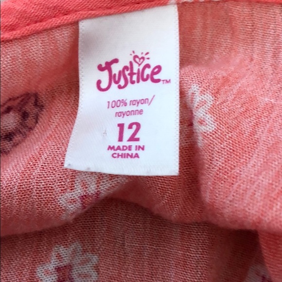 Girls size 12 justice shirt - Picture 3 of 3
